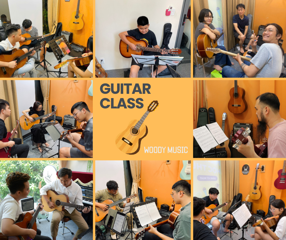 KHOÁ HỌC GUITAR TẠI WOODY MUSIC