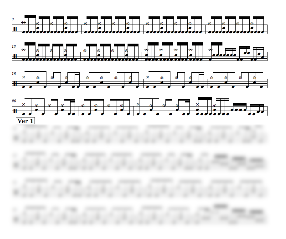 Kho Báu ROCK DRUMSHEET - DRUMLESSON (TRẦN TÍN)