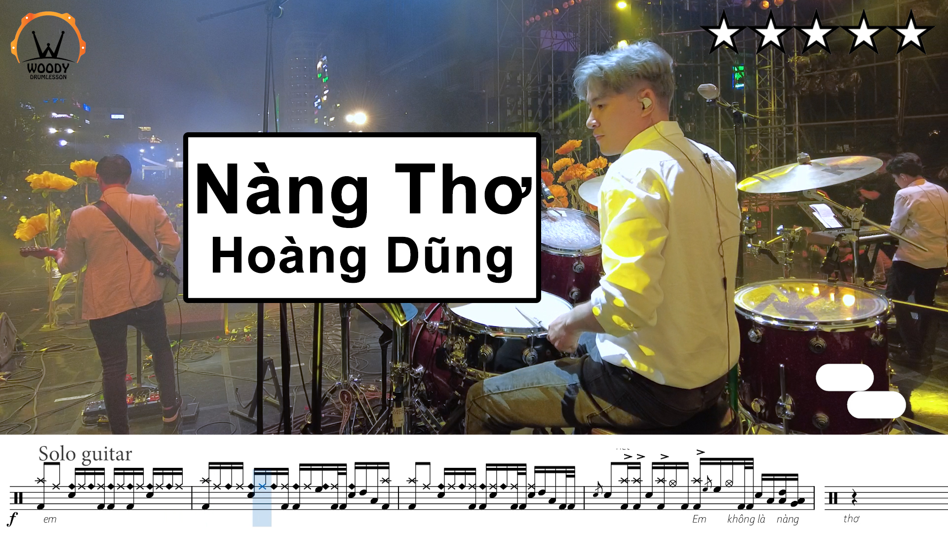 Nàng Thơ - Hoàng Dũng (DRUMSHEET) (★★★★★) DOWNLOAD PDF